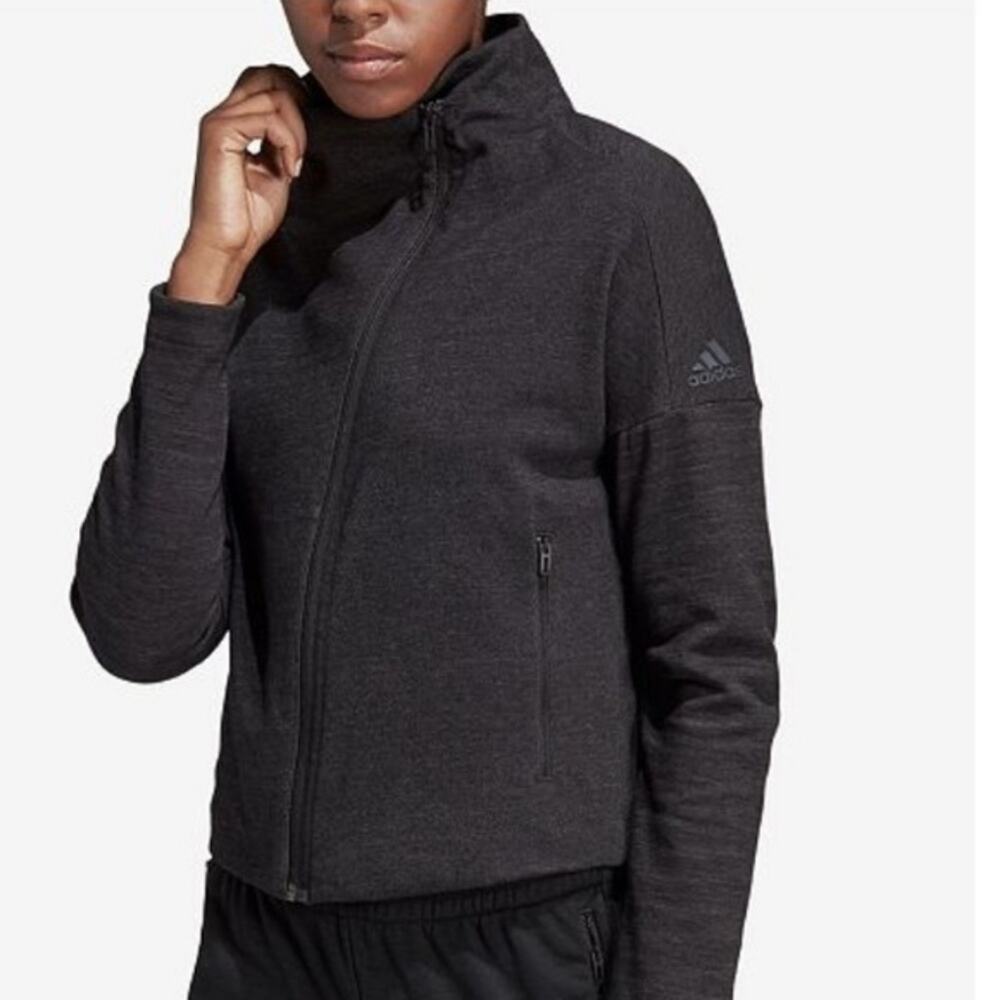 NWT Adidas Heartracer Asymmetrical Moto Jacket S